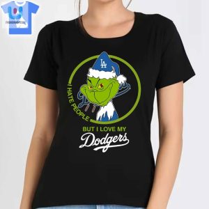 Grinch I Hate People But I Love Los Angeles Dodgers Shirt fashionwaveus 1 1