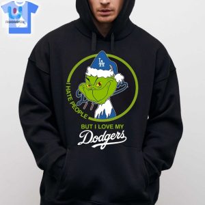 Grinch I Hate People But I Love Los Angeles Dodgers Shirt fashionwaveus 1 2