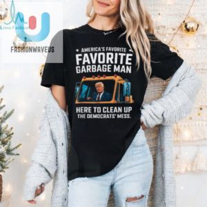 Official Trump Americas Favorite Garbage Truck Man Trump In Trash Truck 2024 T Shirt fashionwaveus 1 3