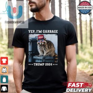 Yep Im Garbage Maga Trump 2024 Raccoon T Shirts fashionwaveus 1 2