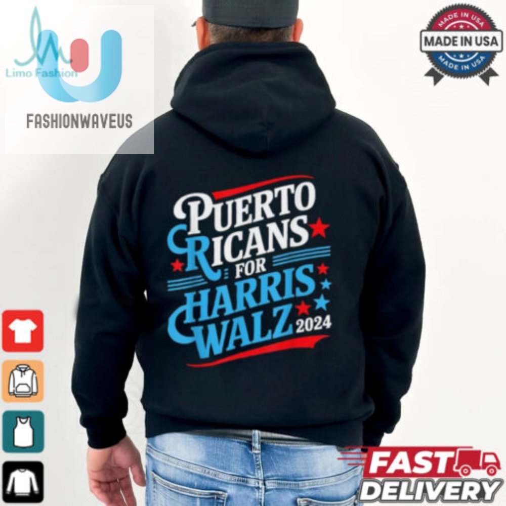 Puerto Ricans For Harris Walz 2024 T Shirts 