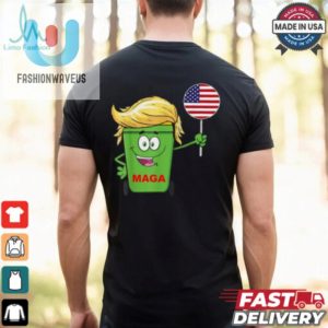 Trump Maga Cartoon Garbage Can American Flag T Shirts fashionwaveus 1 3