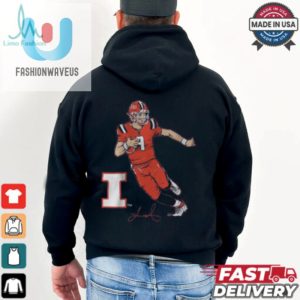 Illinois Football Luke Altmyer Superstar Pose Shirt fashionwaveus 1 1