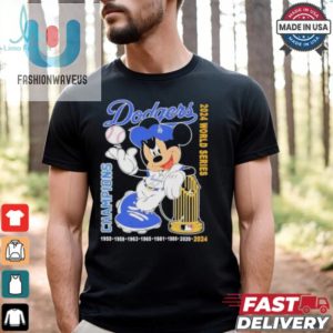 Los Angeles Dodgers Mickey Mouse World Series Champions Mlb 2024 T Shirts fashionwaveus 1 2