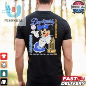 Los Angeles Dodgers Mickey Mouse World Series Champions Mlb 2024 T Shirts fashionwaveus 1 3