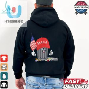 Funny Trump Maga Garbage Can Cartoon Character American Flag T Shirt fashionwaveus 1 1