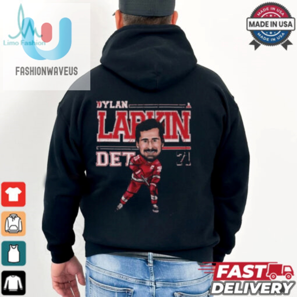 Dylan Larkin Detroit Red Wings Cartoon Shirt 