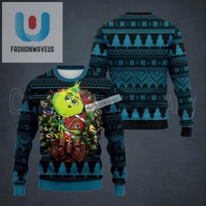 Baby Grinch Jacksonville Jaguars Xmas Wreath Blue Mens Ugly Sweaters For Christmas fashionwaveus 1 1