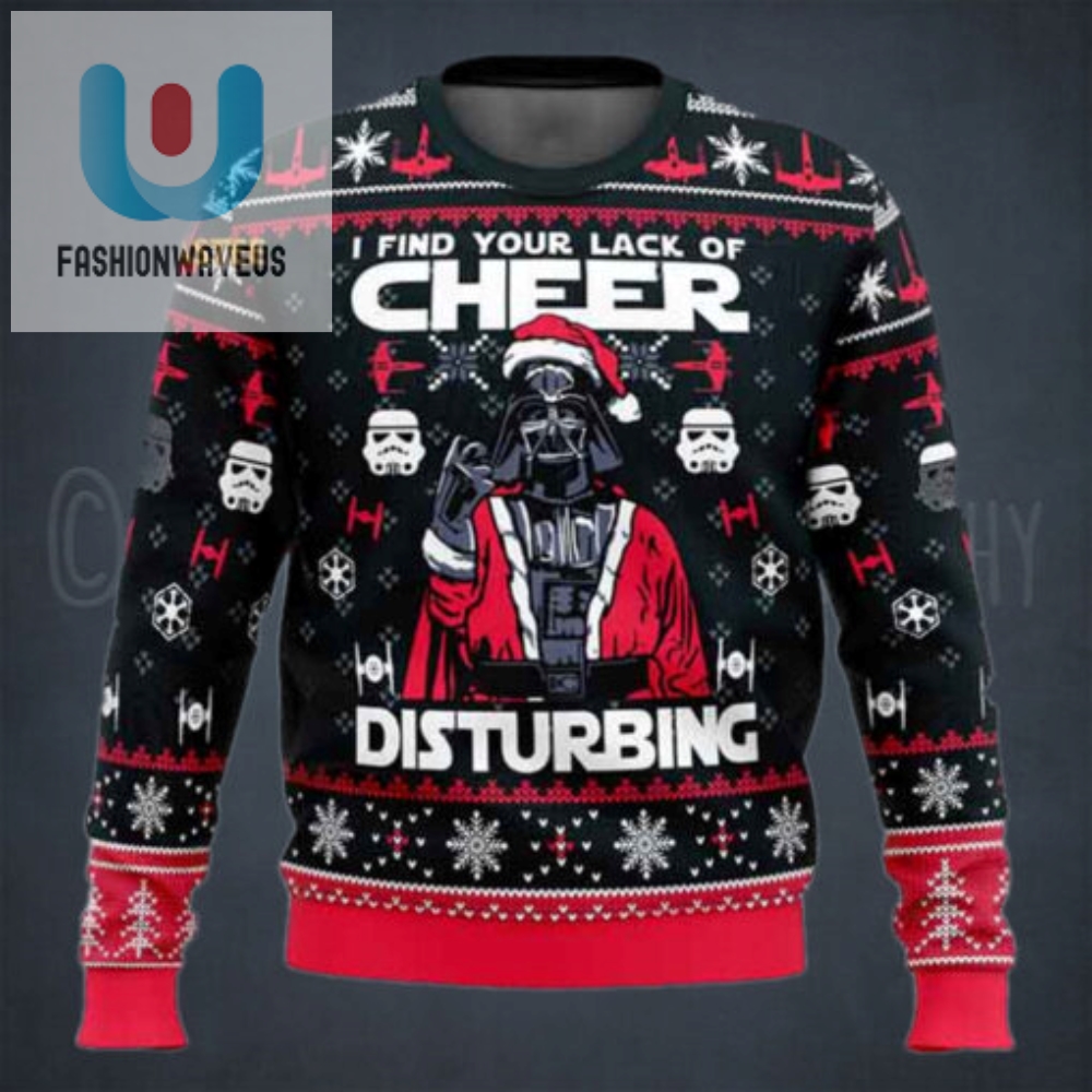 Star Wars I Find Your Lack Of Cheer Disturbing Ugly Christmas Sweater 