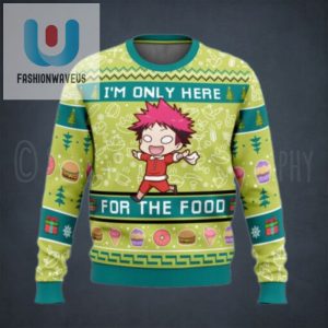 Im Only Here For The Food Food Wars Ugly Christmas Sweater fashionwaveus 1 1