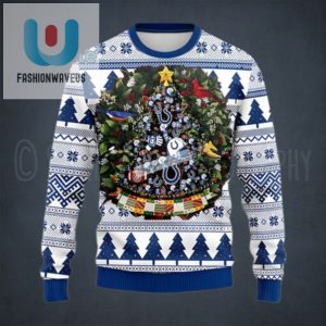 Indianapolis Colts Logo Like Christmas Tree Blue Womens Ugly Christmas Sweater fashionwaveus 1 1