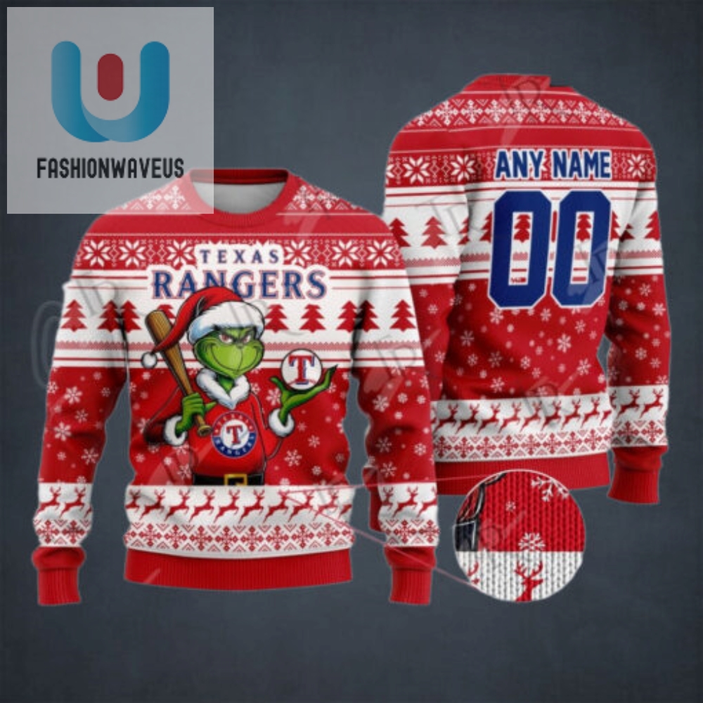 Mlb Texas Rangers Grinch Christmas Sweater Design 