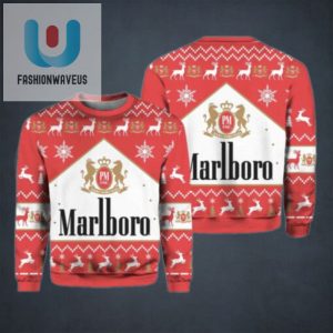 Marlboro Christmas Sweater Classic Holiday Design Vintage Ugly Sweater fashionwaveus 1 1