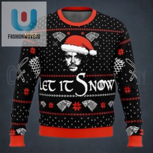 Game Of Thrones Jon Snow Let It Snow Ugly Christmas Holiday Sweater fashionwaveus 1 1