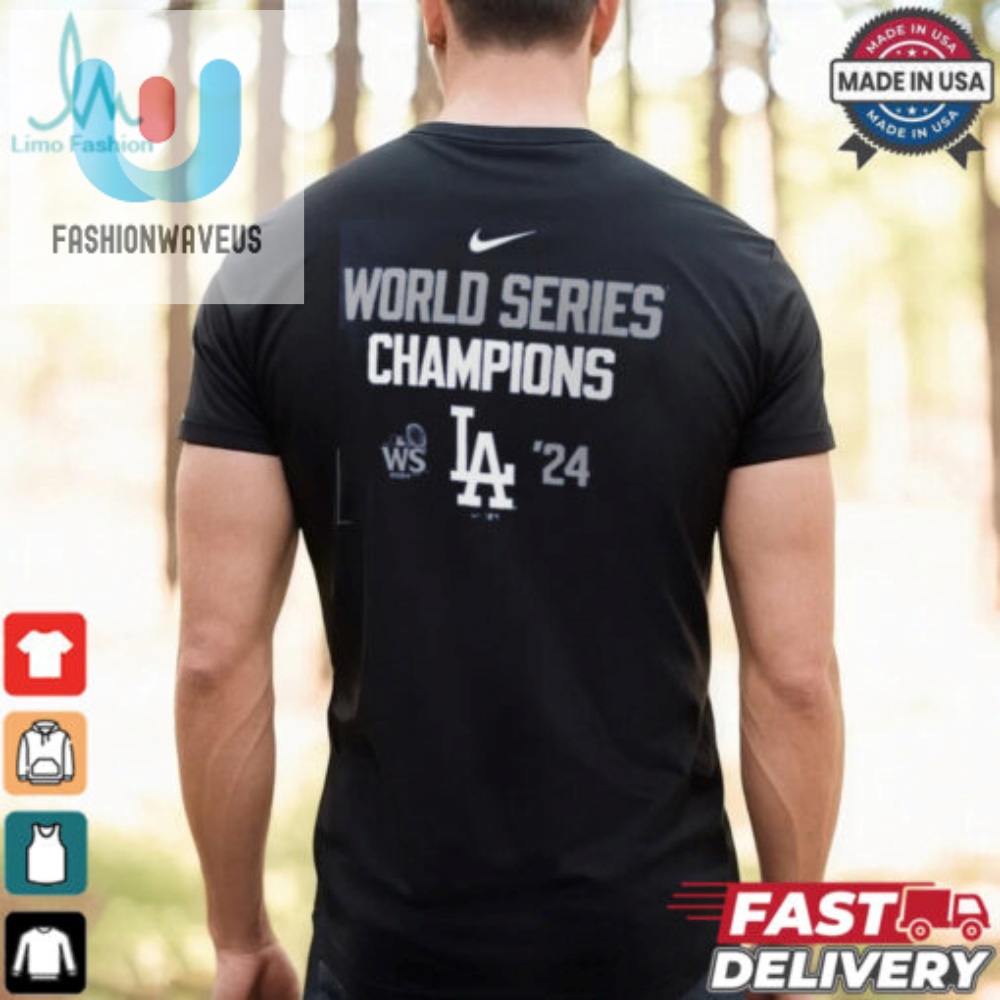 Los Angeles Dodgers Nike Royal 2024 World Series Champions T Shirt 