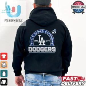 Los Angeles Dodgers Fanatics Royal 2024 World Series Champions Logo Roster T Shirt fashionwaveus 1 2