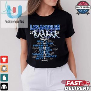 Los Angeles Dodgers 2024 World Series Champions Player Graphic T Shirt fashionwaveus 1 3