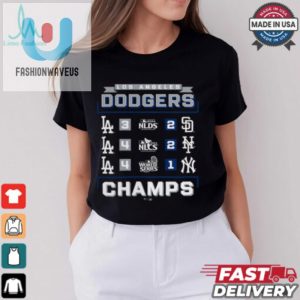 Los Angeles Dodgers Fanatics Black 2024 World Series Champions Schedule T Shirt fashionwaveus 1 3