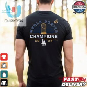 Los Angeles Dodgers Fanatics 2024 World Series Champions Tri Blend T Shirt fashionwaveus 1 1