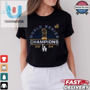 Los Angeles Dodgers Fanatics 2024 World Series Champions Tri Blend T Shirt fashionwaveus 1 3