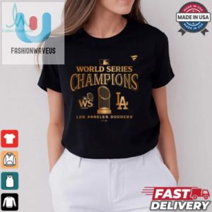 Los Angeles Dodgers Fanatics Black 2024 World Series Champions Locker Room Parade T Shirt fashionwaveus 1 3