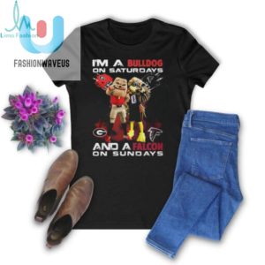 Im A Georgia Bulldogs On Saturdays And A Atlanta Falcons On Sundays T Shirt fashionwaveus 1 3