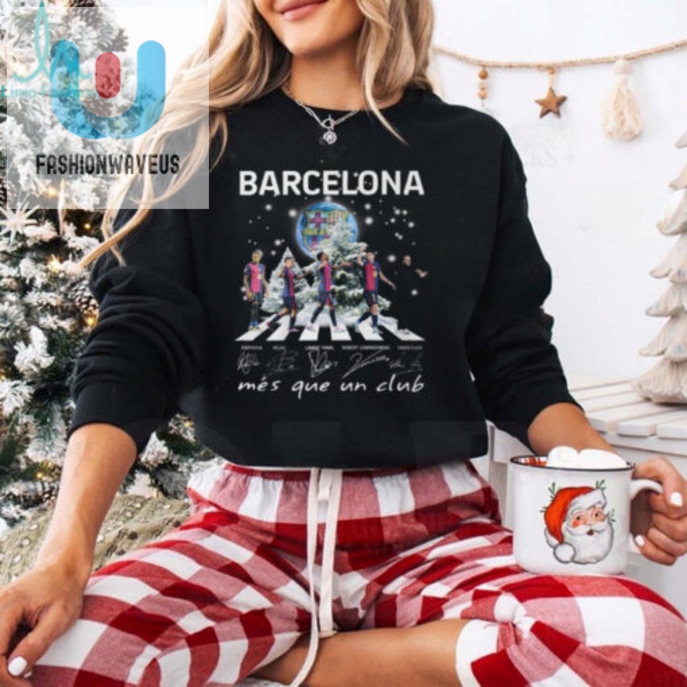 Barcelona Fc 2024 Christmas Mes Que Un Club T Shirt 