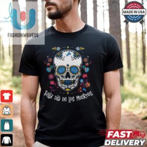 Detroit Lions Skull Dia De Los Muertos 2024 T Shirt fashionwaveus 1 2