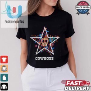 Dallas Cowboys Dia De Los Muertos 2024 T Shirt fashionwaveus 1 3