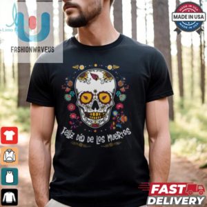 Arizona Cardinals Skull Dia De Los Muertos 2024 T Shirt fashionwaveus 1 2