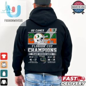 2024 Florida Cup Champions Miami Hurricanes T Shirt fashionwaveus 1 2