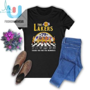 Los Angeles Lakers Abbey Road 79Th Anniversary 1946 2025 Thank You For The Memories Signature Shirt fashionwaveus 1 2