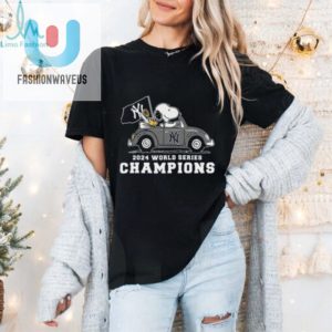 The Peanuts Driving Car X New York Yankees 2024 World Series Champions Shirt fashionwaveus 1 1