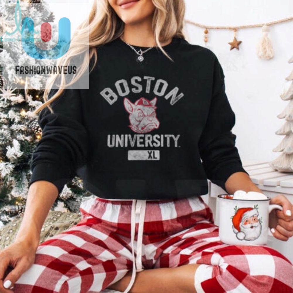 Boston University Vintage Warm Up Shirt 