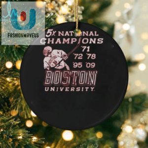 Boston University Hockey 5X National Champions Shirt fashionwaveus 1 3