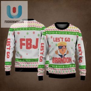 Fjb Lets Go Brandon Trump Holiday Christmas Sweater Unisex Funny Winter Holiday Ugly Christmas Sweater fashionwaveus 1 1