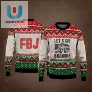 Fjb Lets Go Brandon Trump Funny Christmas Sweater Unisex Funny Winter Holiday Ugly Christmas Sweater fashionwaveus 1 1