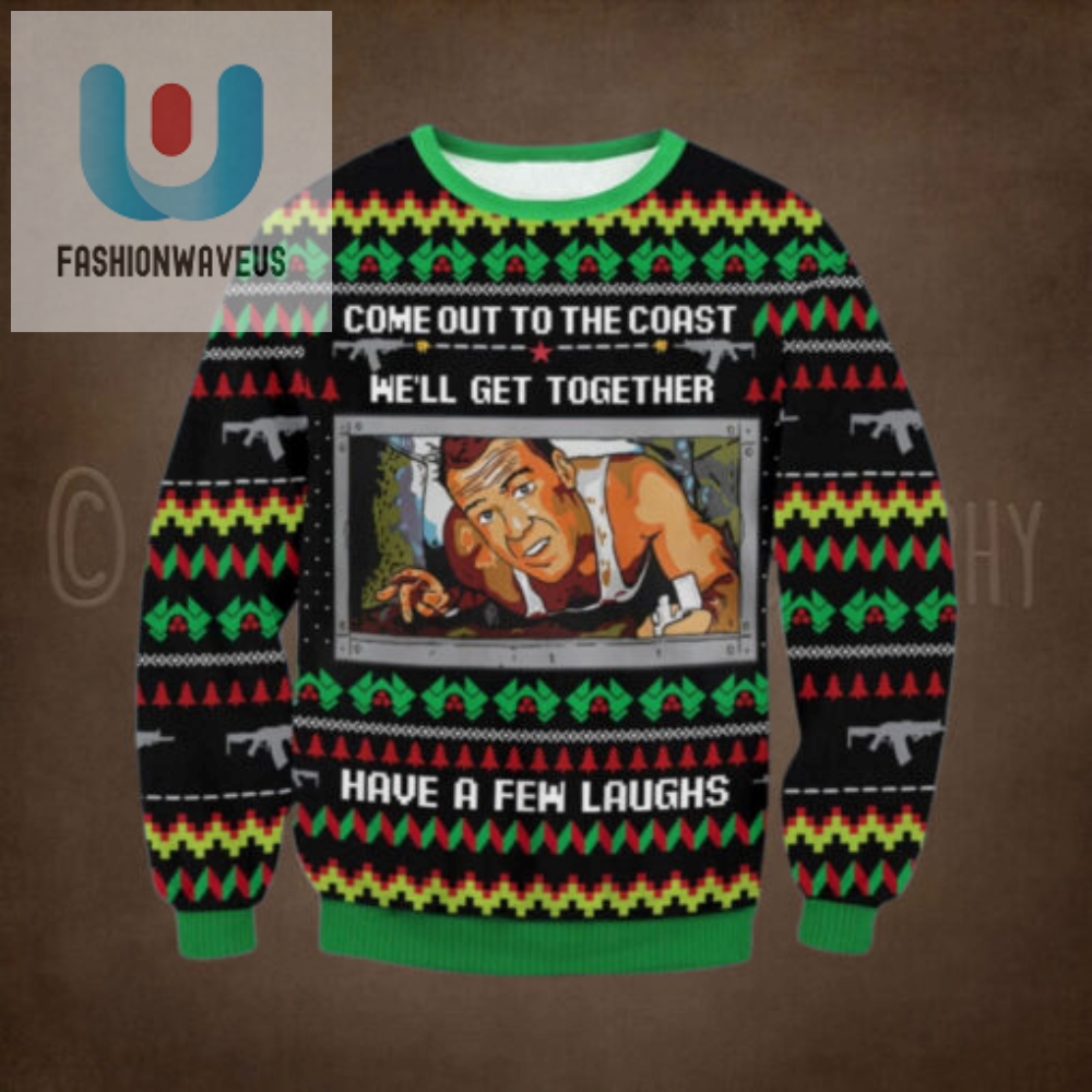 Die Hard Ugly Christmas Sweater 