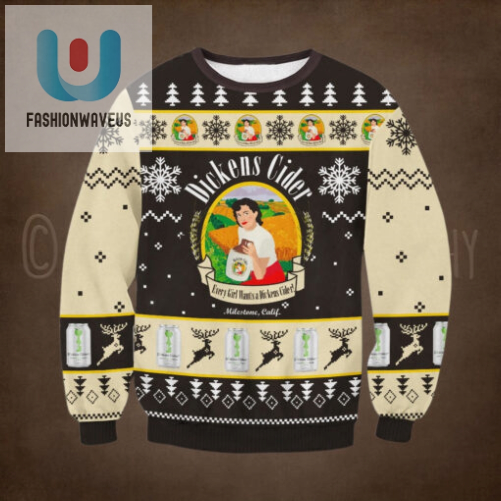 Dickens Cider Ugly Sweater 