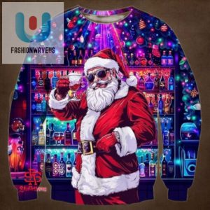 Santa Claus Lounge Ugly Christmas Sweater fashionwaveus 1 1