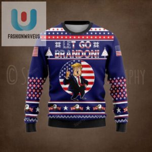 Lets Go Brandon Fjb Trump Eagle Christmas Sweater Unisex Funny Winter Holiday Ugly Christmas Sweater fashionwaveus 1 1