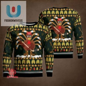 Thanksgiving Turkey Hockey Sweater Green fashionwaveus 1 1