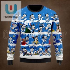 Mickey Mouse Los Angeles Chargers Blue White Plus Size Ugly Christmas Sweater fashionwaveus 1 1