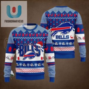 Christmas Bills Football Santa Hat Ugly Sweater fashionwaveus 1 1