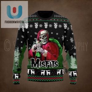 Misfits Santa Skull Chirstmas Gifts 2024 Xmas For Family And Friends Ugly Sweater fashionwaveus 1 1