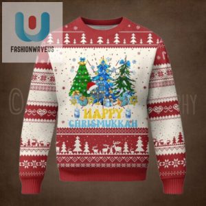 Merry Christmukkah Jewish Ugly Christmas Sweater fashionwaveus 1 1