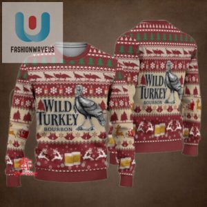 Wild Turkey Bourbon Ugly Sweater fashionwaveus 1 1