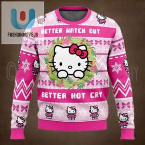 Hello Kitty Better Watch Out Better Not Cry Christmas Holiday Ugly Sweater fashionwaveus 1 1