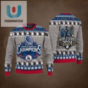 La Dodgers World Series 2024 Ugly Christmas Sweater fashionwaveus 1 1