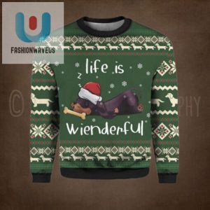 Dachshund Life Is Wienderful Ugly Christmas Sweater fashionwaveus 1 1